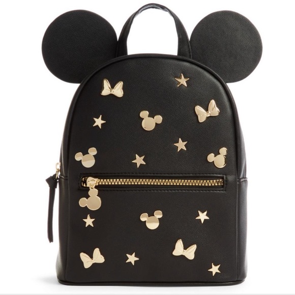 Disney Handbags - LAST ONE Disney Mickey Minnie Mouse Gold Backpack